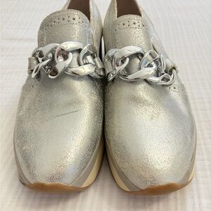Dolce Vita Silver Chain Detail Sneakers